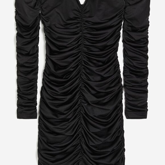 H&M Gathered Off-the-shoulder Dress Sizes S, M, L NEW WITH TAG! - Picture 4 of 4